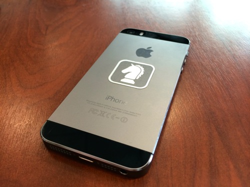 iPhone 5s with Sleipnir sticker